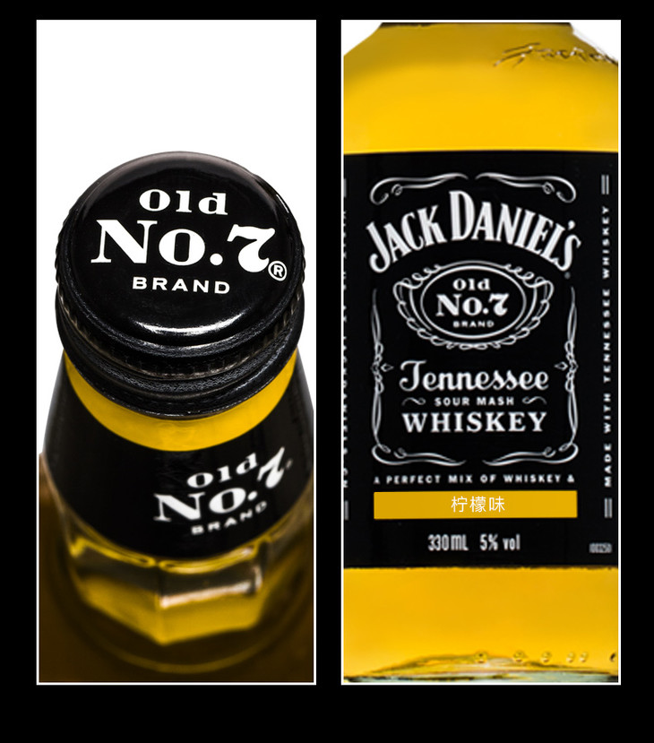整箱六支装jackdaniels杰克丹尼威士忌柠檬味预调配制酒330ml6支