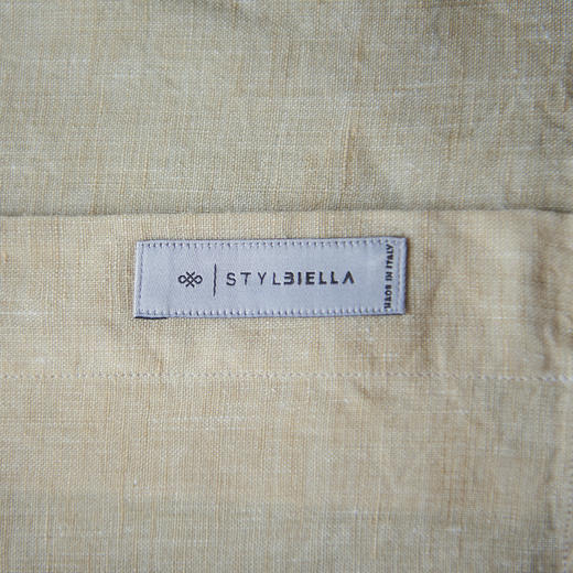 Stylbiella 法国亚麻米白色意式工艺衬衫 商品图8