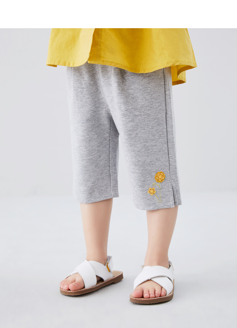 女童针织七分裤安奈儿童装tg026112