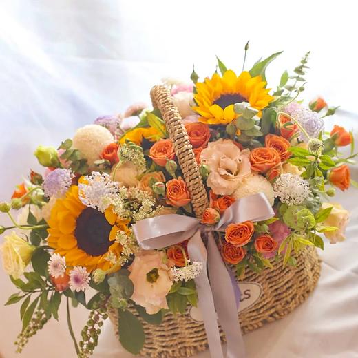 《笑语》手提花篮 商品图2