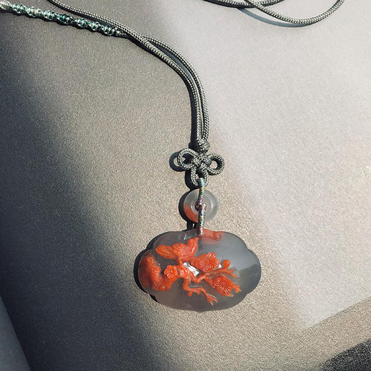 南红喜上眉梢挂链【现货】 商品图1