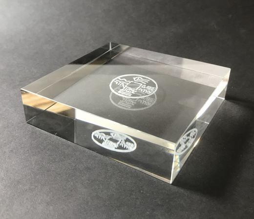 【文创】泉拓水晶镇纸（钱币听声器 ）（可私人定制） 商品图1