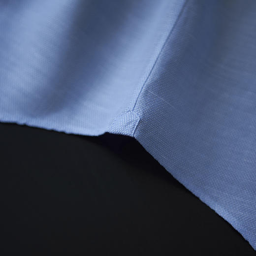 Canclini 亚麻棉浅蓝色提花意式工艺衬衫 商品图6