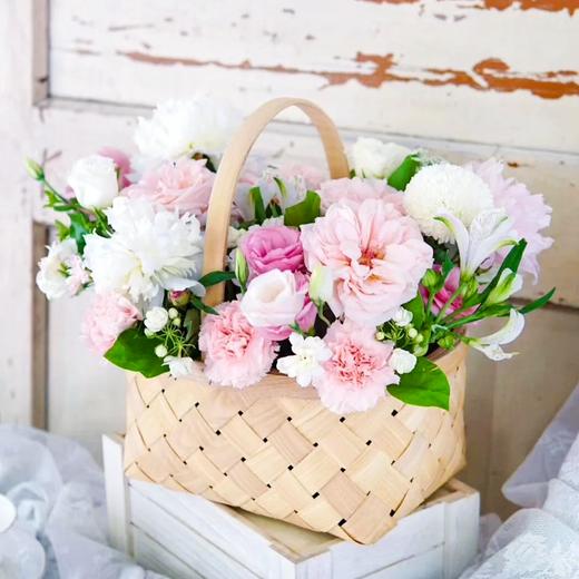 《晚风》手提花篮 商品图0