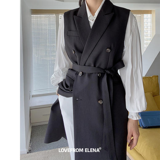 长款西装马甲外套 商品图12