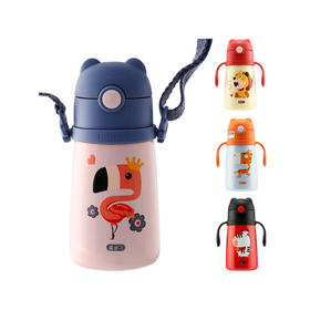 【一般贸易】韩国杯具熊浮雕学饮杯300ml 多种款式可选