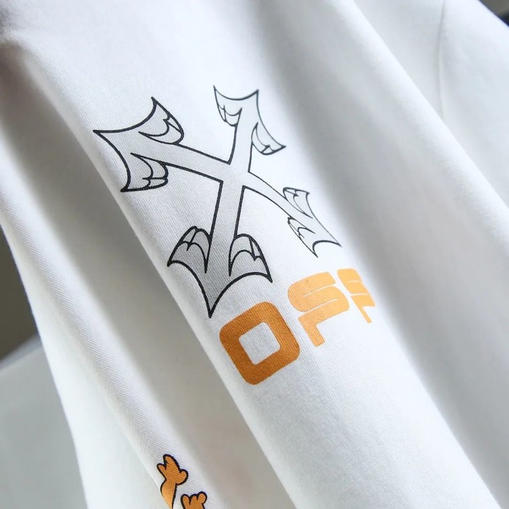 炒受欢迎两款联名offwh1textomandjerry唐老鸭情侣款短袖16色套色67