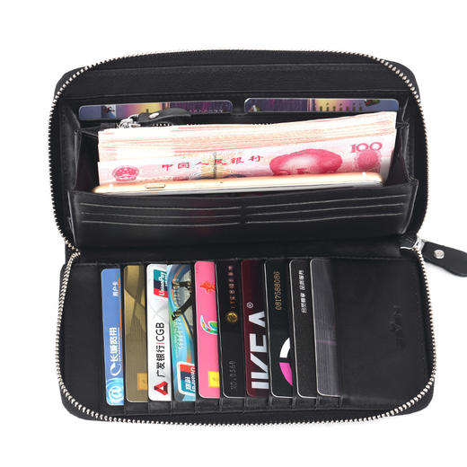 柒牌男装配饰钱包商务休闲纯色钱包男士钱夹简约卡包	113P90180 商品图3