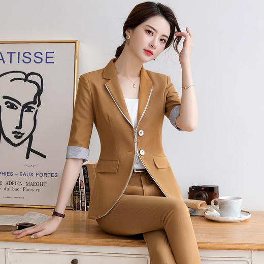GR-3B837夏季时尚西服职业套装 商品图3