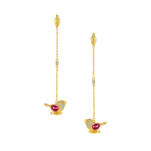 【熙】两情相悦·3D立体耳饰 商品图0