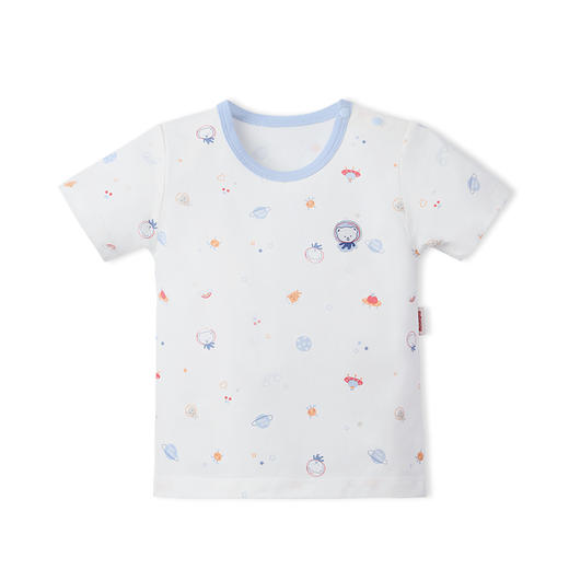 小米米童衣夏装新品天使之城短袖开肩上衣宝宝舒适短袖MIM-YJ51061BP 商品图4