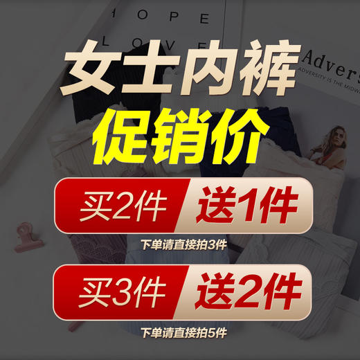 【45元5条，下单拍5】皇家丽美内裤网纱超薄款性感中腰蕾丝内裤DK5027 商品图1