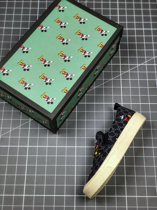 Gucci 20ss古奇早春款主推款迪士尼Disney Gucci合作系列 卡通米奇印花材料/古驰乐福鞋，居🔸面料: 意大利进口防水布，进口羊皮🔸内里垫脚 Size:35-40 商品图2
