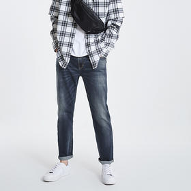 裁缝学苑 M59男士休闲时尚修身弹力牛仔九分裤服装纸样裁剪图