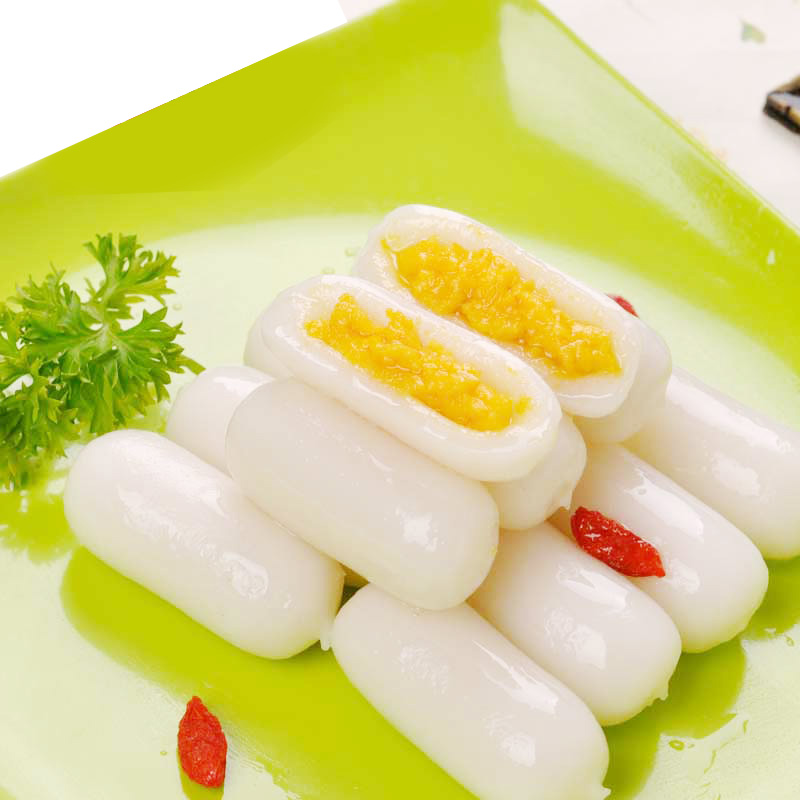【咸蛋黄夹心】韩式有心年糕200g 咸香美味