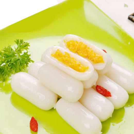【咸蛋黄夹心】韩式有心年糕200g 咸香美味 商品图0