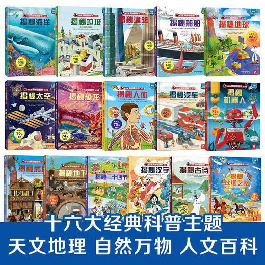 乐乐趣揭秘翻翻书系列16册少儿版 3d立体版科普百科全书3-6-8-12岁畅销书学龄读物青少年小学生课外阅读书籍 商品图2