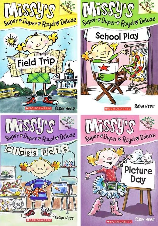 AR  2.6 赠音频  Missy's Super Duper Royal Deluxe  米西超豪华4册 学乐大树Branches系列儿童桥梁章节书 商品图1