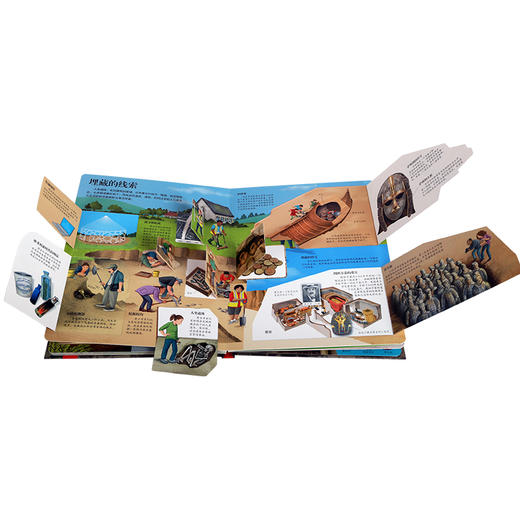 揭秘地下 乐乐趣揭秘翻翻书系列第三辑 3-6-10岁儿童少儿百科全书 小学生认知趣味科普绘本翻翻书 揭秘令人惊奇的地下世界书籍 商品图2