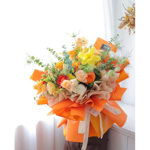 《橙心橙意》.超暖花束 商品图1