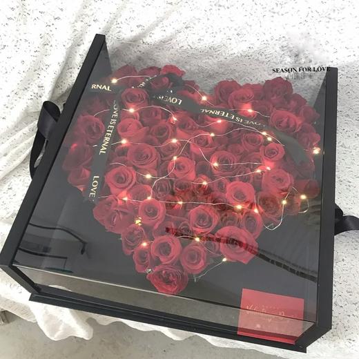 《陪伴》. 超大红玫瑰透视魔盒 商品图1