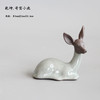 【茶道配件】原舍汝窑紫砂兔子小鹿水牛茶宠精品摆件茶玩手工哥窑开片特价包 商品缩略图4