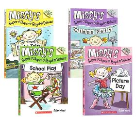 AR  2.6 赠音频  Missy's Super Duper Royal Deluxe  米西超豪华4册 学乐大树Branches系列儿童桥梁章节书