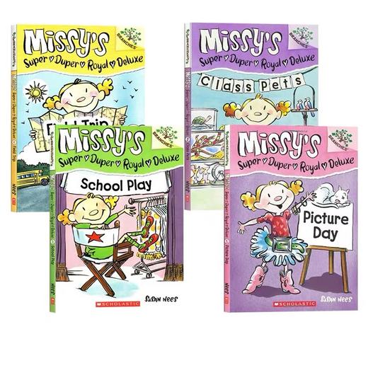 AR  2.6 赠音频  Missy's Super Duper Royal Deluxe  米西超豪华4册 学乐大树Branches系列儿童桥梁章节书 商品图0