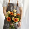 【烟花易冷】香槟玫瑰6 橙色拉丝菊4 山里红2 商品缩略图0
