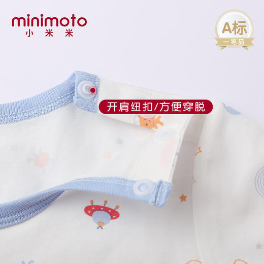 小米米童衣夏装新品天使之城短袖开肩上衣宝宝舒适短袖MIM-YJ51061BP 商品图2