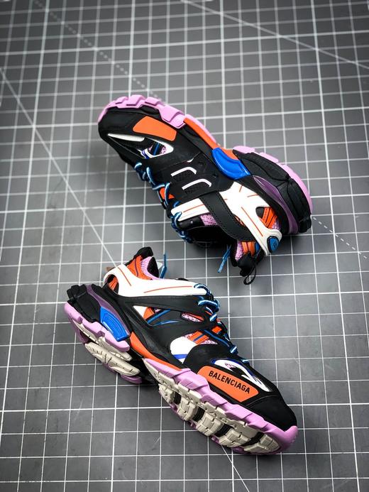 外贸出口订单巴黎世家3.0  三代户外概念鞋 #Balenciaga Sneaker Tess s.Gomma MAILLE WHITE/ORANGE  原鞋材料 原装大盒 从里到外 百分百还原 商品图7