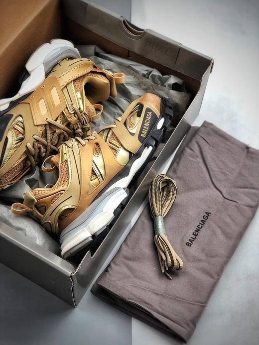 外贸出口订单巴黎世家3.0  三代户外概念鞋 #Balenciaga Sneaker Tess s.Gomma MAILLE WHITE/ORANGE  原鞋材料 原装大盒 从里到外 百分百还原 商品图1