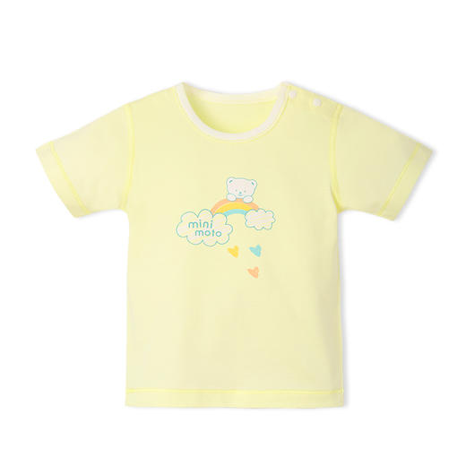 小米米童衣夏季0-3岁男宝宝短袖T恤儿童夏装上衣小孩家居外出衣服MIM-YU20906 商品图1