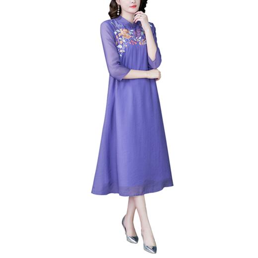 MNM-新款女装春旗袍改良连衣裙 商品图3