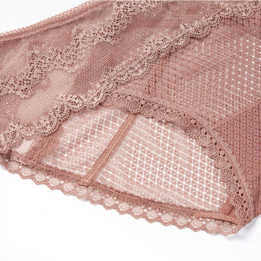 【45元5条，下单拍5】皇家丽美内裤网纱超薄款性感中腰蕾丝内裤DK5027 商品图4