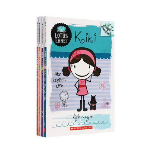 AR 3.9 莲花巷 LOTUS LANE 4册 640L  学乐大树系列 Branches 进口英文原版 儿童桥梁书章节书（配音频） 商品图0