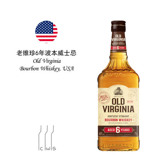 Old Virginia Bourbon Whiskey 老维珍6年波本威士忌 700ml 商品图0