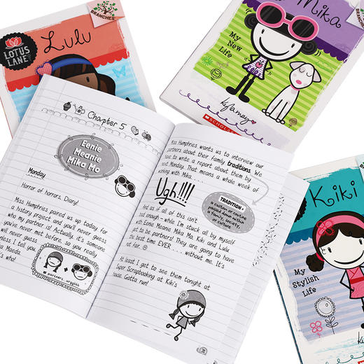 AR 3.9 莲花巷 LOTUS LANE 4册 640L  学乐大树系列 Branches 进口英文原版 儿童桥梁书章节书（配音频） 商品图3