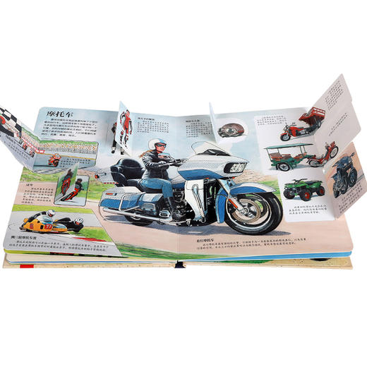 揭秘汽车立体翻翻书 乐乐趣揭秘系列第三辑 3-认知3.幼儿认知启蒙 商品图4