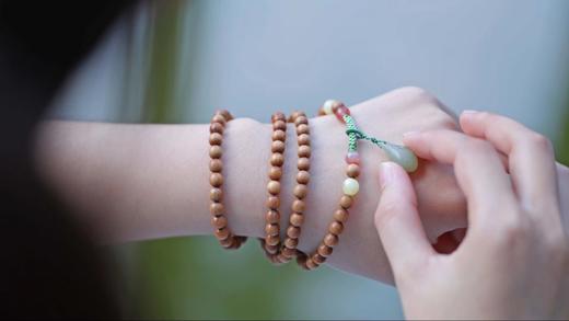 【青山特惠】原创设计-印度老山檀手串 灵兰0.6cm*108颗   y39 商品图0