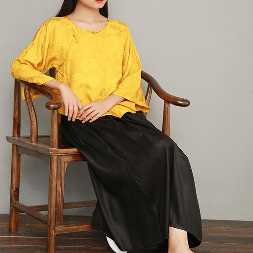 裁缝学苑 AG42女士中式倒大袖旗袍偏襟上衣禅服服装纸样裁剪图纸 商品图2