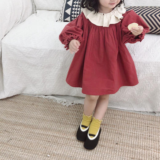 裁缝学苑 TG45女童泡泡袖连衣裙娃娃衫裙子服装纸样裁剪图 商品图1