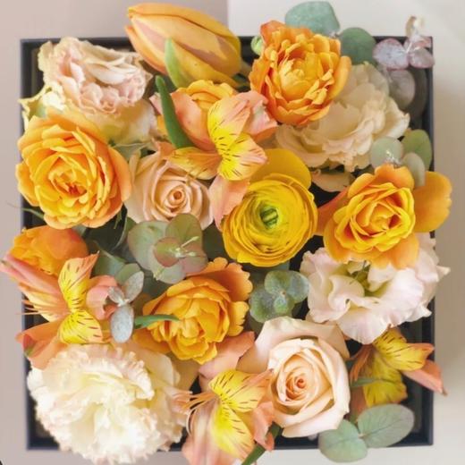 《骄阳》橙黄色系花盒 商品图2