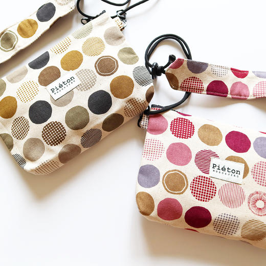 HUJI祤集pieton斜挎包插画波点一号 商品图0