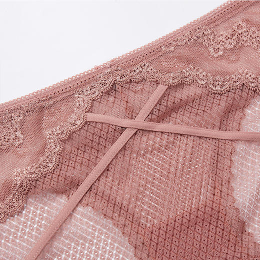 【45元5条，下单拍5】皇家丽美内裤网纱超薄款性感中腰蕾丝内裤DK5027 商品图2