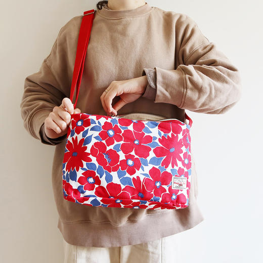 HUGOJIRO中号斜挎包插画大花朵三号 商品图2