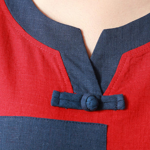 MQ-TZ1937夏装新款大码洋气绣花棉麻套装YY 商品图4