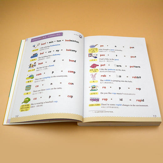 英语单词发音密码（可点读）英语入门自学零基础自然拼读法记单词英语单词大全英语词汇书发音口语书籍拼写 商品图4
