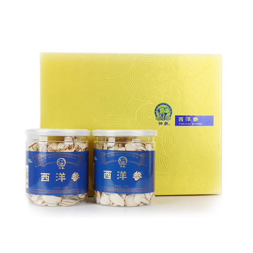 神象 西洋参 加拿大进口 进口西洋参 大分量120克*2瓶 中片 商品图3