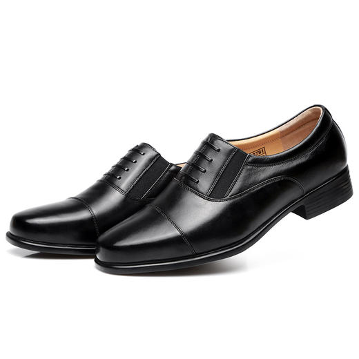 07b士官皮鞋3515正装三接头真皮强人常服皮鞋